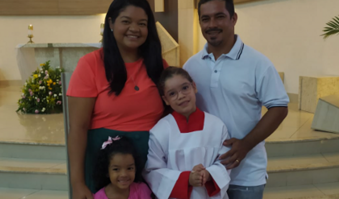 Viagem da família para congresso RCC- Aparecida