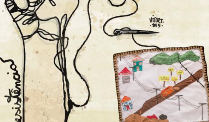 Exposição "Tecidos de Luta : água para vida"   - Arpilheiras do MAB 