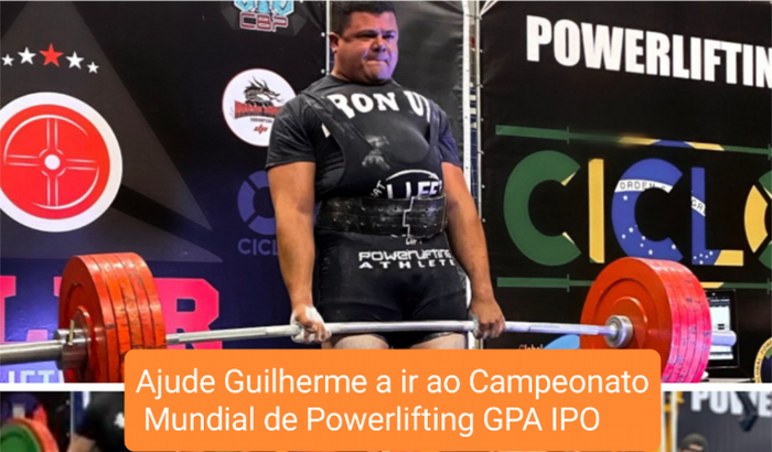 Ajude o atleta Guilherme a ir ao Campeonato Mundial 