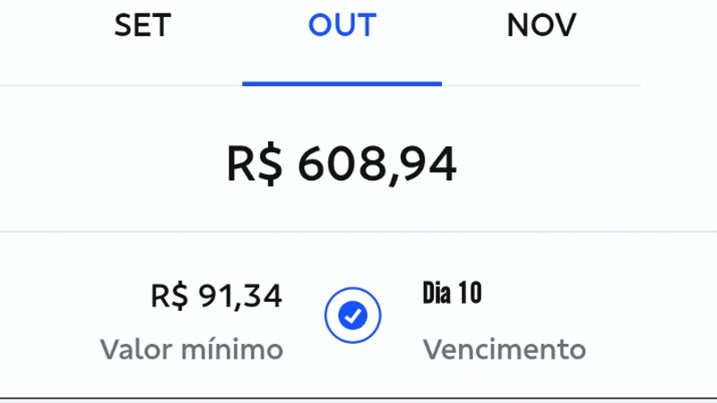 Ajuda a pagar conta do meu cartão 