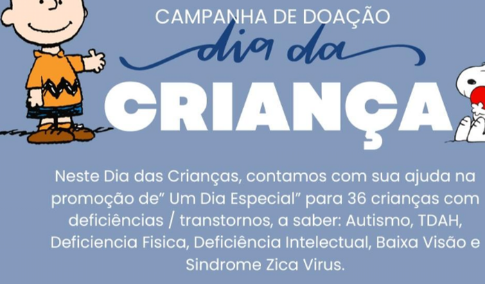 Um Dia Especial - Festa Dia das Crianças com deficiências.