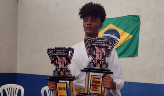 Participação do atleta Marcos Vinicius ao Campeonato Brasileiro de Kyokushin