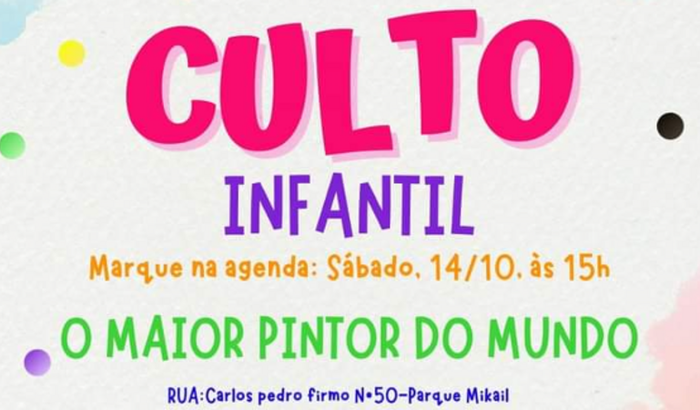 DIA DAS CRIANÇAS MINISTÉRIO RENUNCIANDO EM CRISTO 