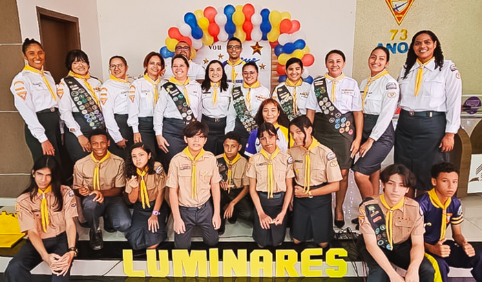 Clube Luminares no Campori - A Ilha