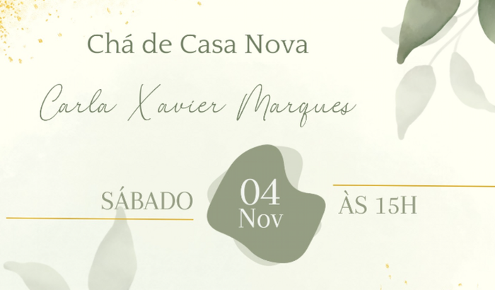 Chá de Casa Nova