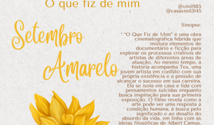 O que fiz de mim - Filme Híbrido 