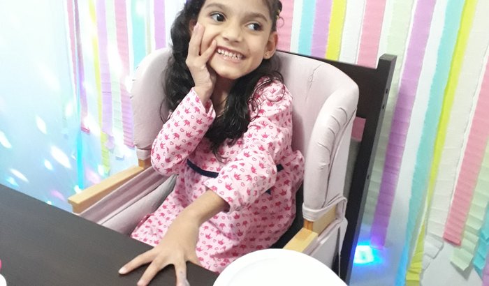 Uma cadeira de rodas para nossa princesa 