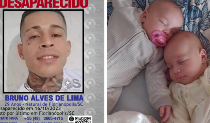 Vamos ajuda a esposa e as gêmeas do Bruno Alves