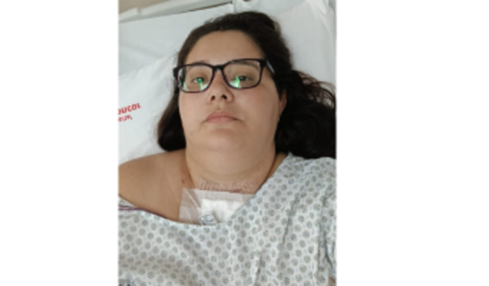 "Campanha para o tratamento de radioiodoterapia de Marluce Ferreira."