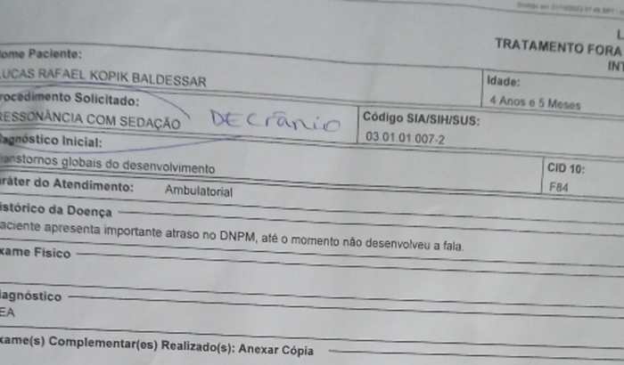 Ajuda para fazer uma ressonância