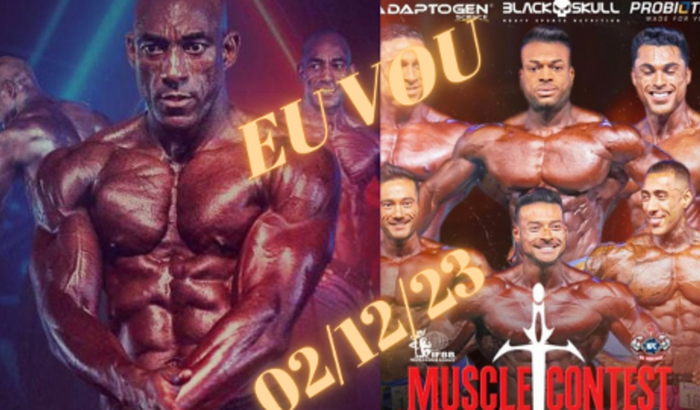 Ajude um atleta a subir no palco do MuscleContest Mercosul