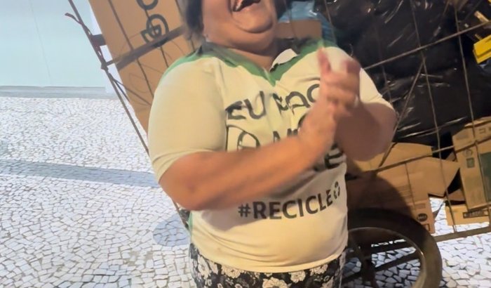 Catadora de recicláveis 
