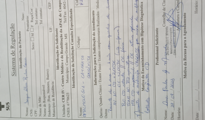 Ajuda, para fazer a cirurgia do meu bebê