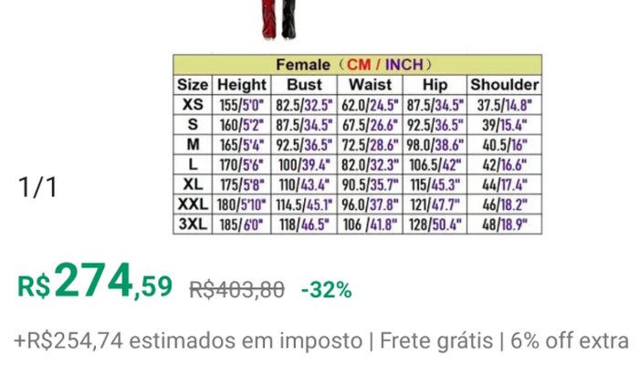 ajuda pra comprar o cosplay da Harley Quinn natalina 🥺❤️