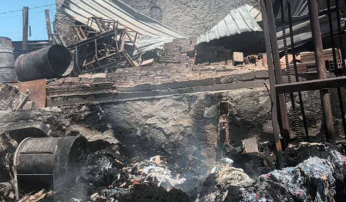 Incêndio no galpao