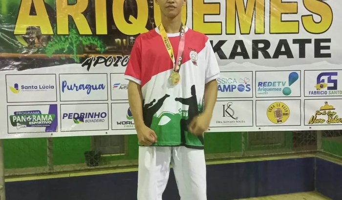 William no Mundial de Karate Malta - Europa - 2024