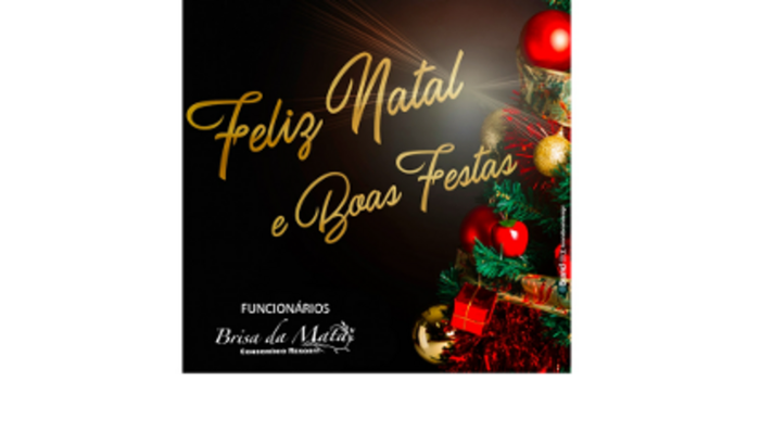 Boas festas para os funcionários do Brisa da Mata 