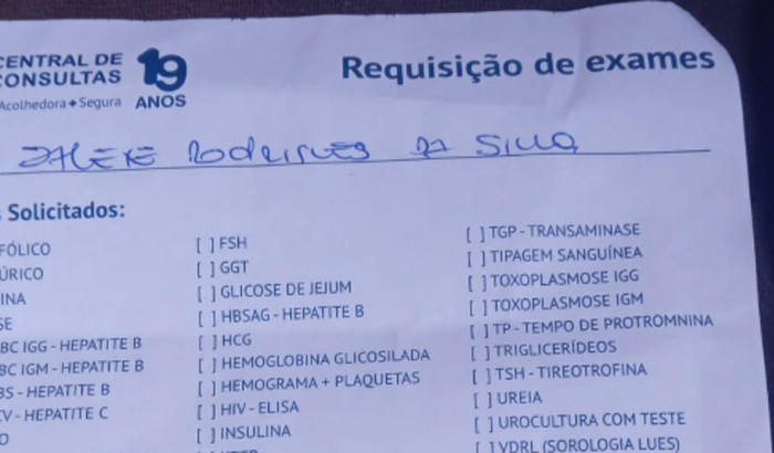 Exame de ressonância