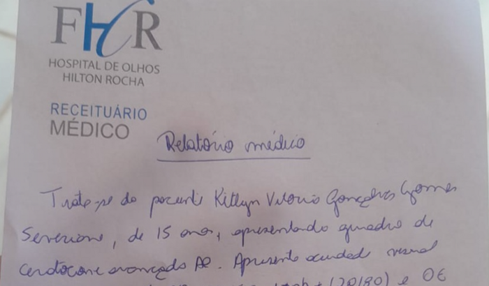 Cirurgia de olhos da KETLIN