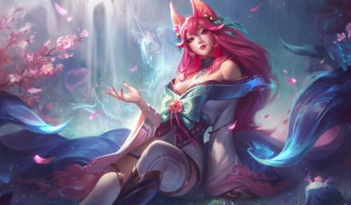 Cosplay da ahri florescer 