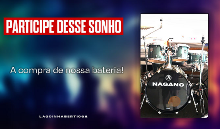 Compra de bateria acústica pra Lagoinha Bertioga