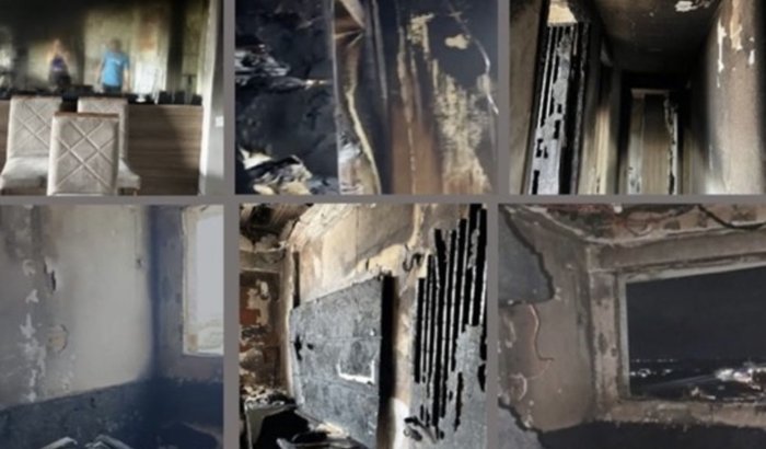 Apartamento incendiado 