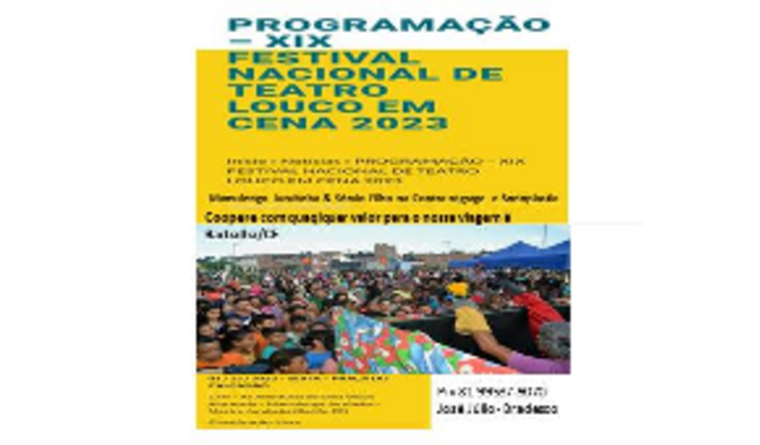 Mamulengo Jurubeba no Festival Nacional de Teatro Louco em Cena em Baralha/CE