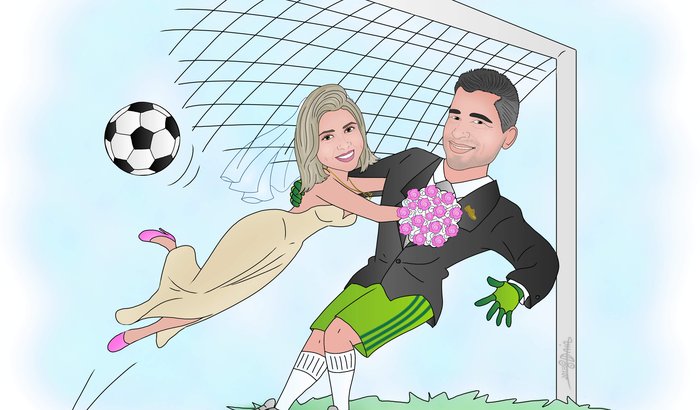 A vaquinha da caricatura voltou! Preço especial só por aqui: $25