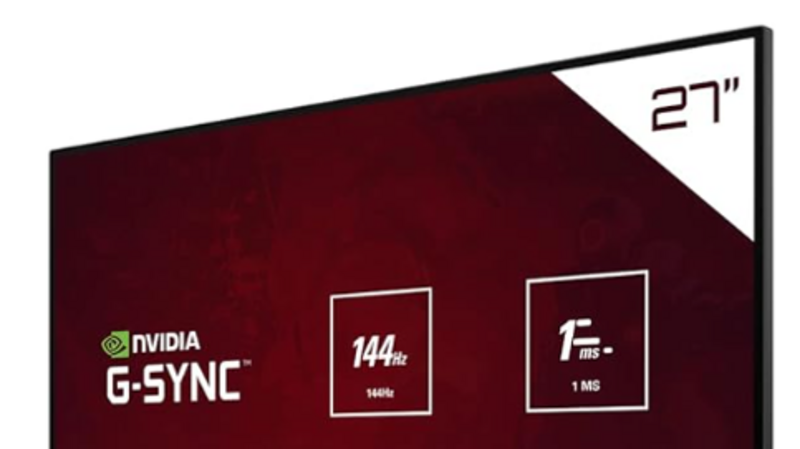 imagem da vaquinha Monitor Gamer AOC Hero 27" 144Hz IPS 1ms G-Sync Compatible 27G2, Preto, Grande