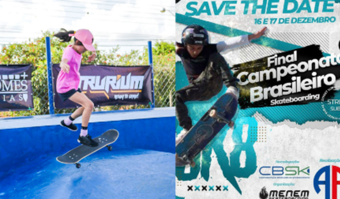 Miley no Campeonato Brasileiro de Skate Street em Belém do Pará