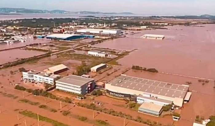 Minha casa foi atingida pela maior enchente de eldorado do Sul