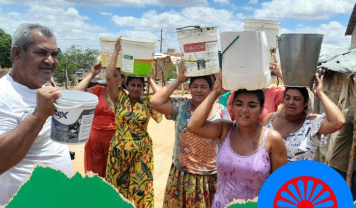 Água para ciganos de Heliópolis-BA 