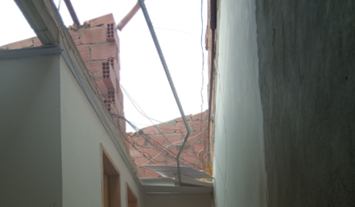 Reinstalação Telhado levado por vendaval em 18/11/23