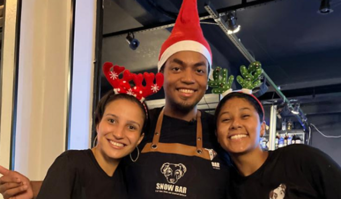 Caixinha de Natal da Equipe Snow Bar 