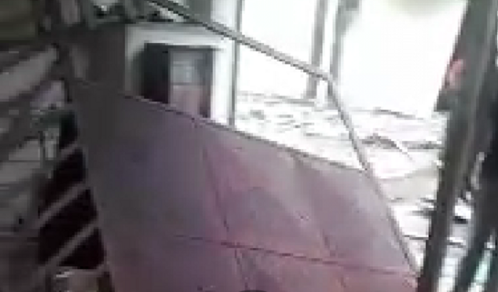 Explosão de depósito de fogos de artifício clandestino