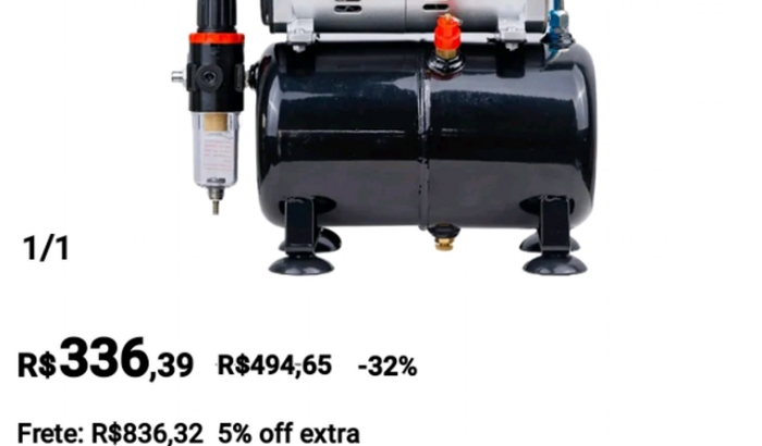 Comprar um  compressor  de pintura 