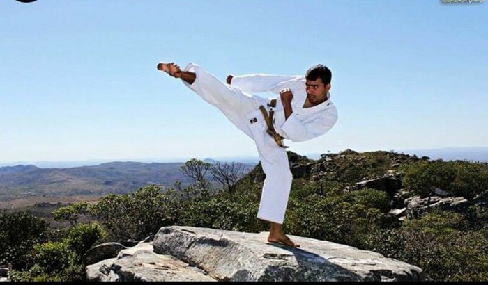 Exame de faixa karatê 