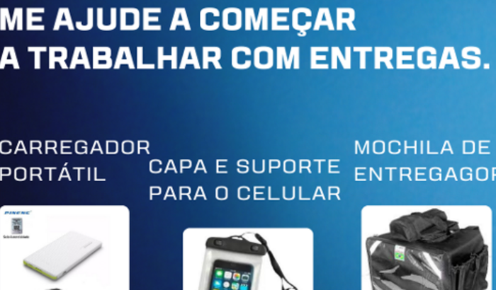Me ajude a começar a trabalhar com entregas.
