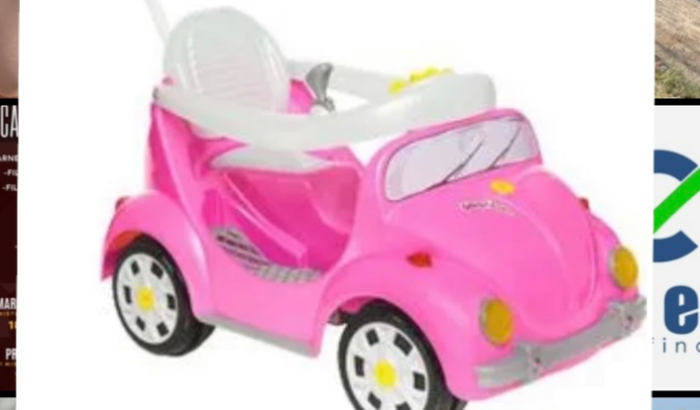 Fusca rosa da Maria Liz 