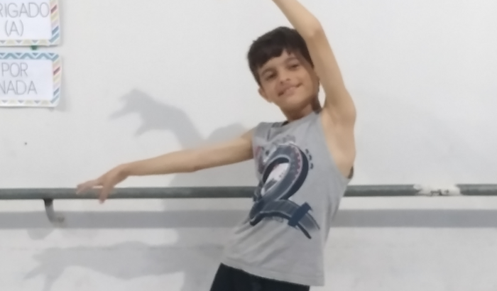 Minha primeira apresentação de ballet
