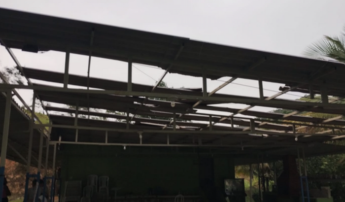 Reconstruir o que o temporal destruiu