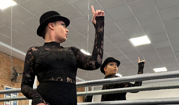 Bruna no Fosse Legacy em Nova York