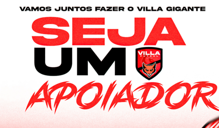 UNIFORME DO PROJETO VILLA FUTSAL 
