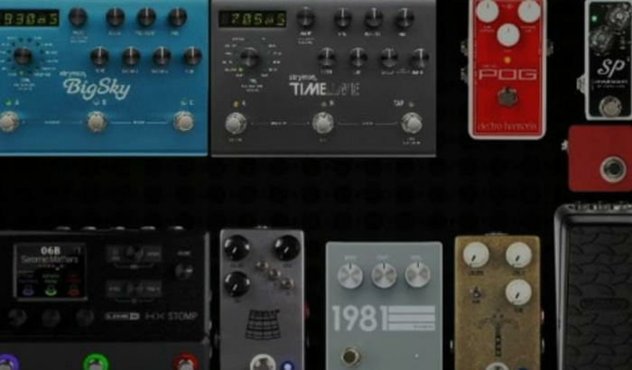pedalboard da guitarra