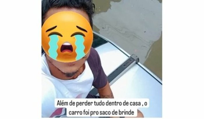 Apoio pro Cabelinho - teve casa e carro/uber alagados com chuvas