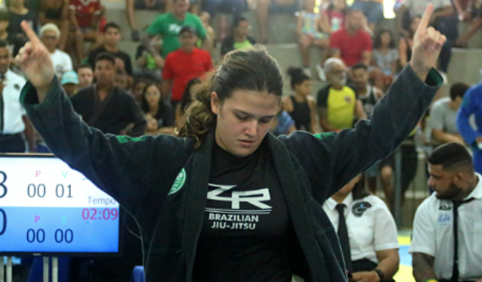 Nina no Sul-americano de Jiu-Jitsu