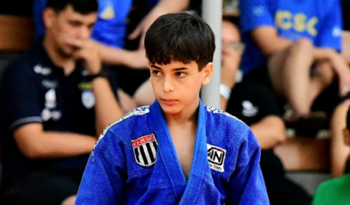 Atleta Matheus Nery no meeting nacional.