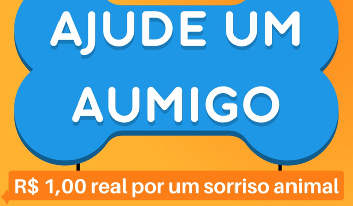 1 real por um sorriso animal