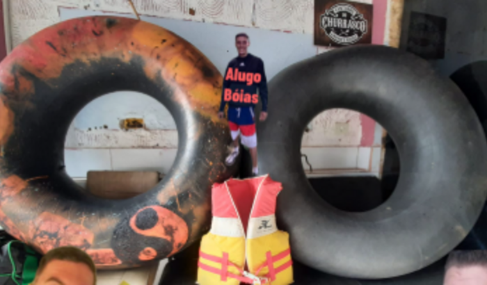 Sorteio de 2 boia pra duas pessoas 