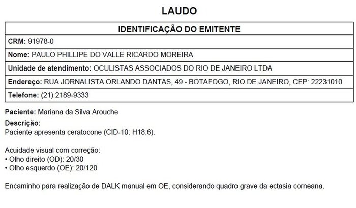 Ajude minha filha a voltar a enxergar!